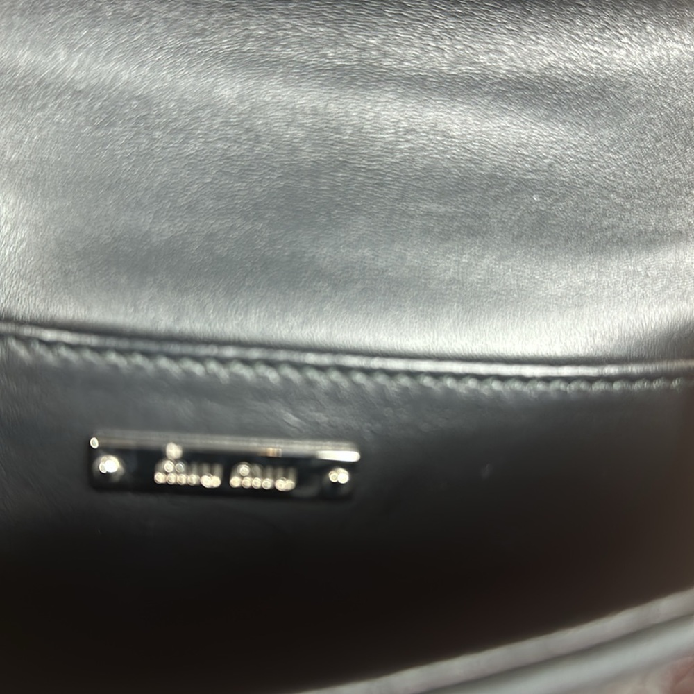 Miu Miu Tartan jeweled sequins crossbody bag - Picture 9 of 11